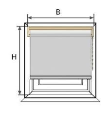 Rollomontage in der Fensternische